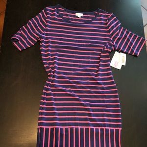 Beautiful Navy and Pink Julia Dress